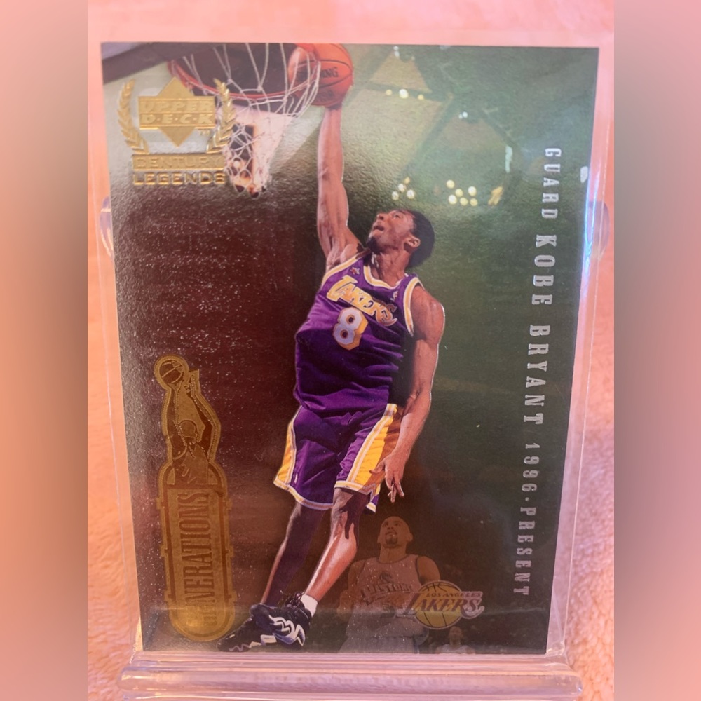 Kobe Bryant/Michael Jordon 1998-99 Upper Deck Century Legends Generations